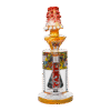 JJ-355-2 12" Colorful, quirky, foot-shaped glass water pipe