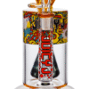 JJ-355-5 12" Colorful, quirky, foot-shaped glass water pipe