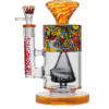 JJ-355-7 12" Colorful, quirky, foot-shaped glass water pipe