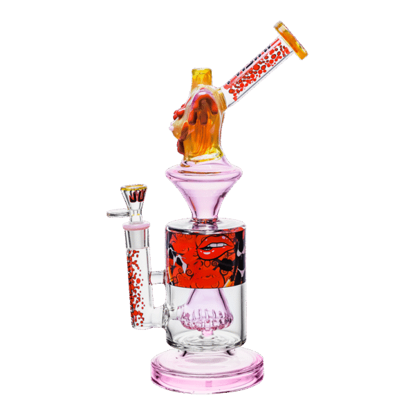 13.5" Dripping honey splash waterpipe