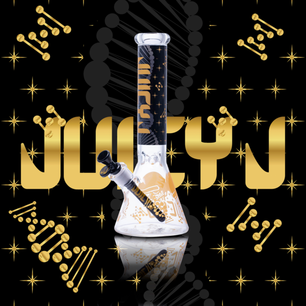 Golden beaker, trippy vibes only