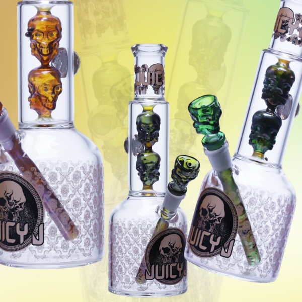 Golden Skull Stacked Beaker