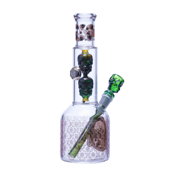 Golden Skull Stacked Beaker