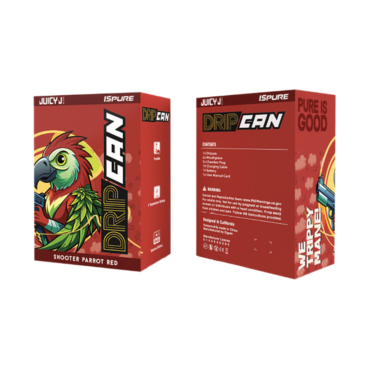 DRIP CAN CONCENTRATE CUP - RED PARROT