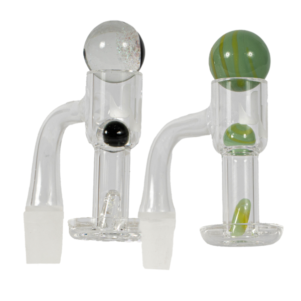 Colorful marble-set quartz bangers  - Assorted Colors