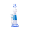 JJ-026-1 Juicy J Frosted Lighthouse Glass Water Pipe - BLUE