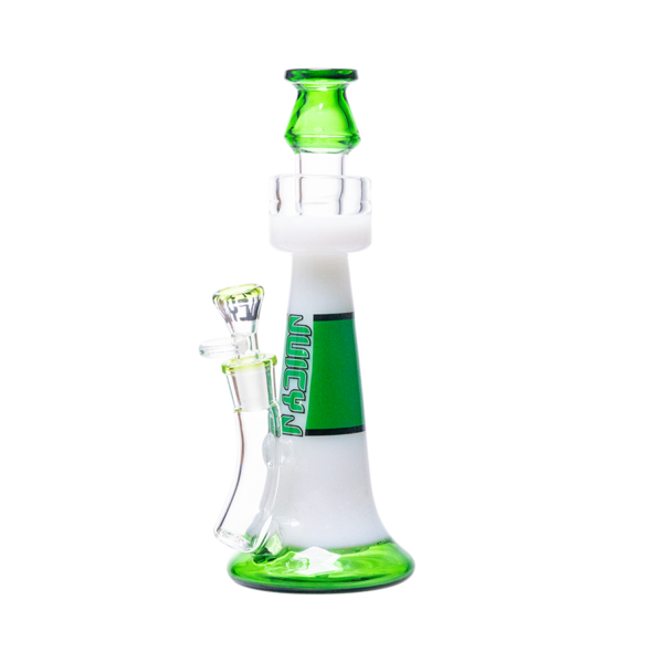 JJ-028-1 Juicy J Frosted Lighthouse Glass Water Pipe