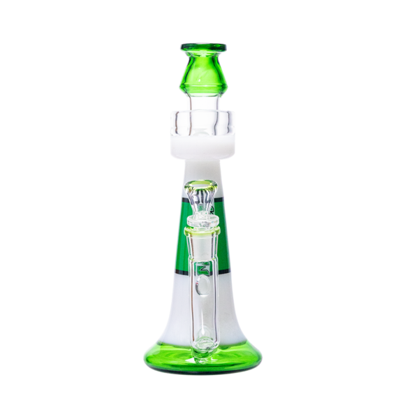 JJ-028-2 Juicy J Frosted Lighthouse Glass Water Pipe