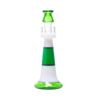 JJ-028-5 Juicy J Frosted Lighthouse Glass Water Pipe