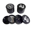 CN-63-4-BLK 4 PARTS 63MM ALUMINIUM GRINDER-PACK OF 6