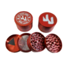 4 PARTS 63MM ZINC GRINDER-PACK OF 6